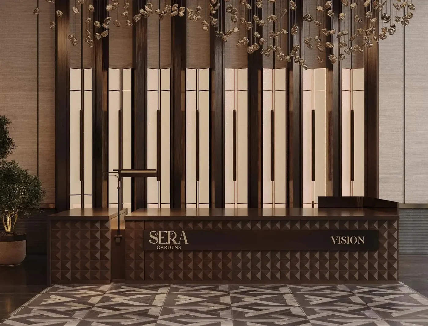 Sera Gardens lobby